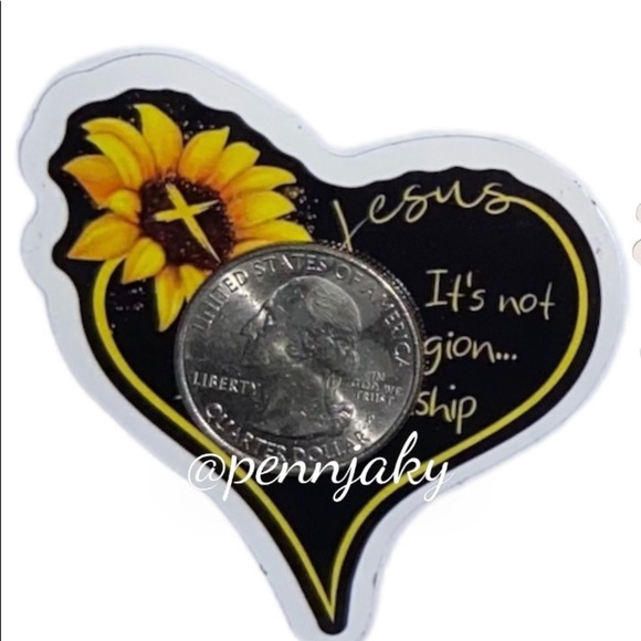SUNFLOWER lovers sticker for water bottles laptops cards crafts cp case BE BRAVE - Picture 10 of 14